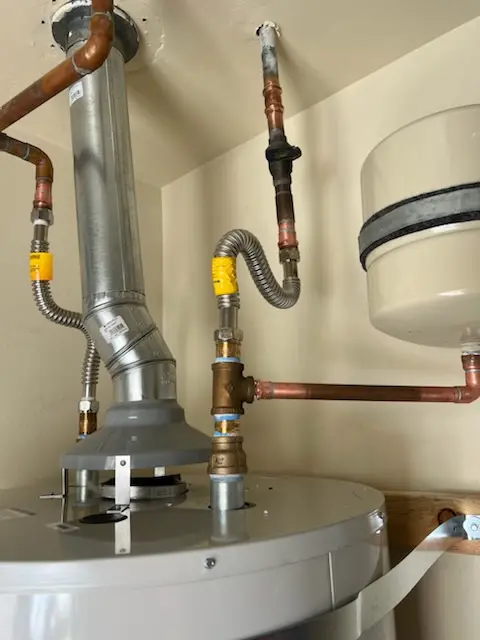 Water heater installation and plumbing repair in Ludingtonville
