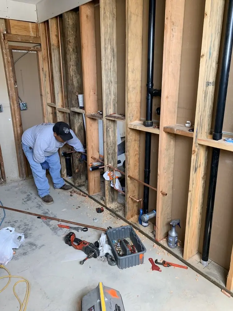 Commercial rough-in plumbing for Commercial Plumbing in Ludingtonville